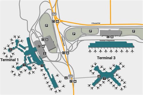 las vegas airport code map.